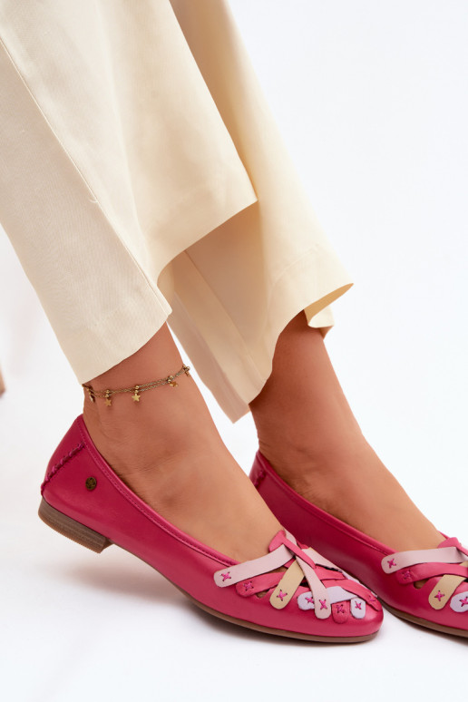 Bailarinas Tem que serciejka P7542-15 cor rosa