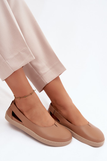 Bailarinas Barefoot Zazoo 10217 cor capuccino