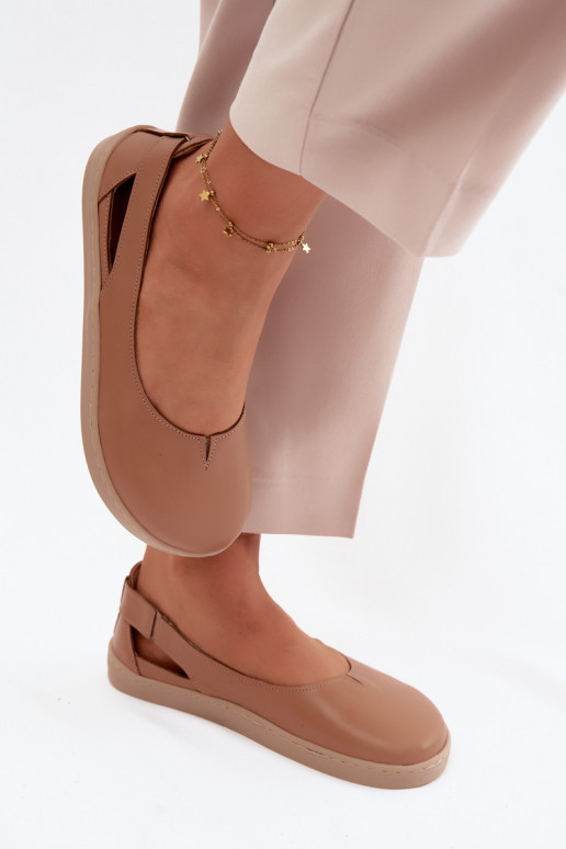 Bailarinas Barefoot Zazoo 10217 cor capuccino