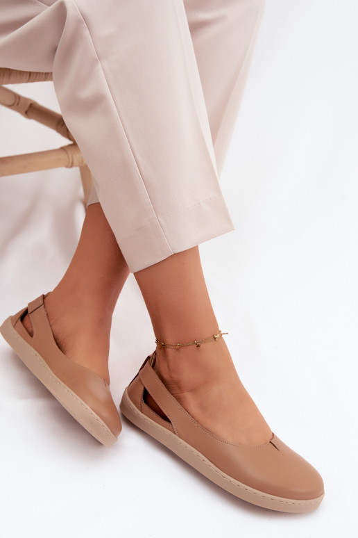 Bailarinas Barefoot Zazoo 10217 cor capuccino