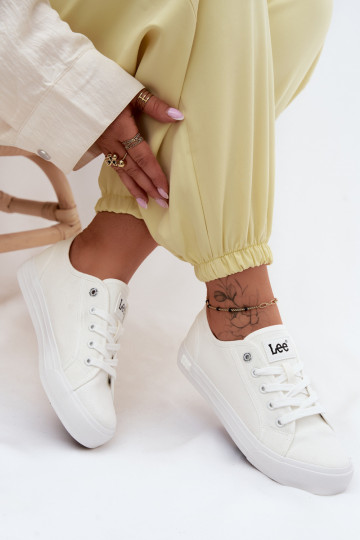 Sapatos de lazer LEE AVA C EMOMEN LOEM 50261001.1FG cor branca