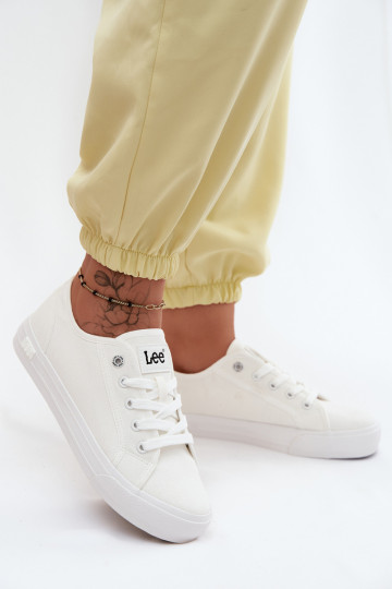 Sapatos de lazer LEE AVA C EMOMEN LOEM 50261001.1FG cor branca 2