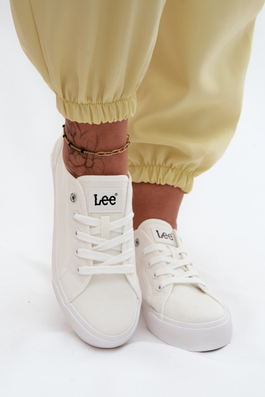 Sapatos de lazer LEE AVA C EMOMEN LOEM 50261001.1FG cor branca