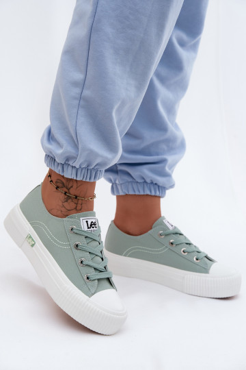 Sapatos de lazer com uma plataforma LEE ISLA C EMOMEN LOEM 50261002.98K cor menta