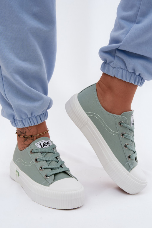 Sapatos de lazer com uma plataforma LEE ISLA C EMOMEN LOEM 50261002.98K cor menta
