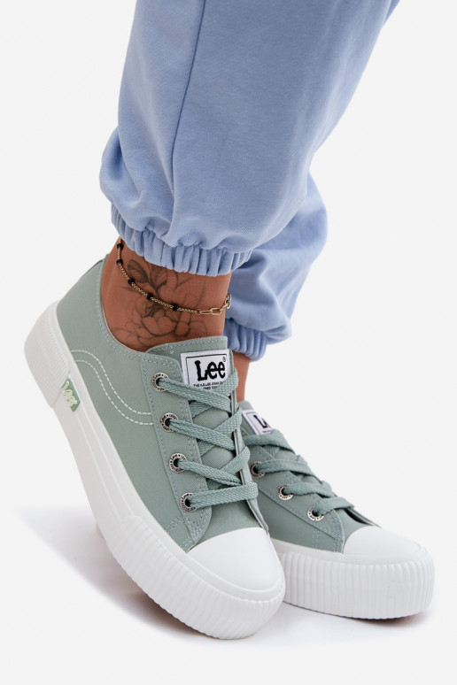 Sapatos de lazer com uma plataforma LEE ISLA C EMOMEN LOEM 50261002.98K cor menta