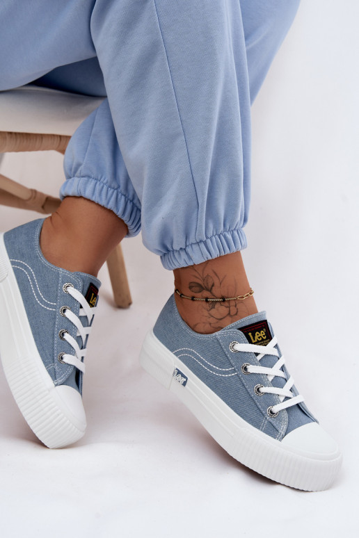Calçados casuais com plataforma LEE ISLA C INOMEN LOIN 50261002.21H na cor denim