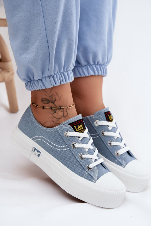 Calçados casuais com plataforma LEE ISLA C INOMEN LOIN 50261002.21H na cor denim
