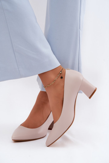 Sapato com salto Sergio Leone PB413 cor cinza 2