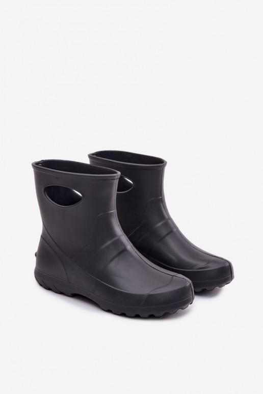 Botas de borracha impermeáveis masculinas na cor cinza de LEMIGO GARDEN