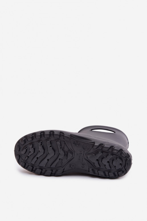 Botas de borracha impermeáveis masculinas na cor cinza de LEMIGO GARDEN