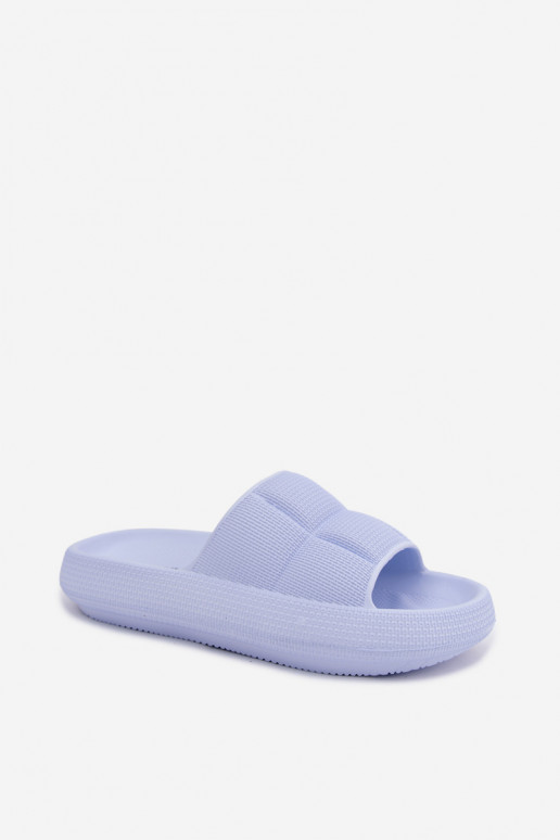 Chinelos leves para mulheres Vinceza 76052 em azul