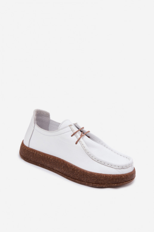 sapato FemininoHabilitadoturalnej Skóry Artiker 58C2628 cor branca