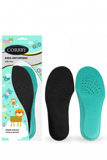 CORBBY KIDS ORTOPEDIC palmilhas ortopédicas perfiladas para crianças com cavidade