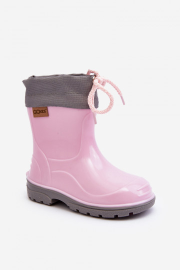 Botas de borracha rosas para crianças GoKids KIMMY 951