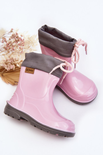 Botas de borracha rosas para crianças GoKids KIMMY 951 2