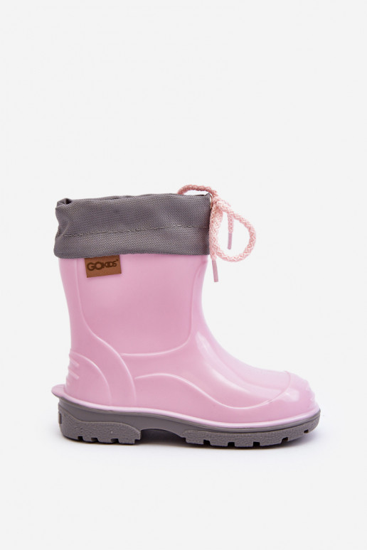 Botas de borracha rosas para crianças GoKids KIMMY 951