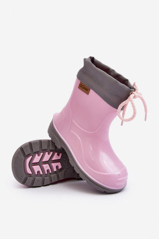 Botas de borracha Infantil KIMMY cor rosa GoKids 951