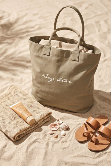 Bolsa de tecido/saco Big Star RR574235 areia escura