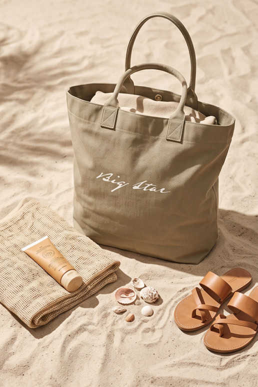 Bolsa de tecido/saco Big Star RR574235 areia escura