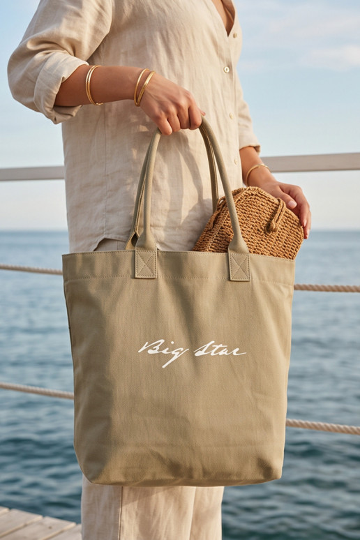 Bolsa de tecido/saco Big Star RR574235 areia escura