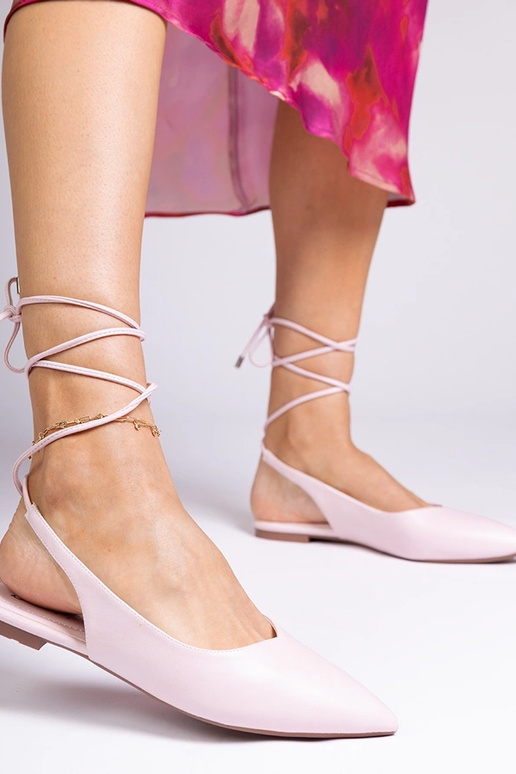 Mules rosa em couro sintético Terry