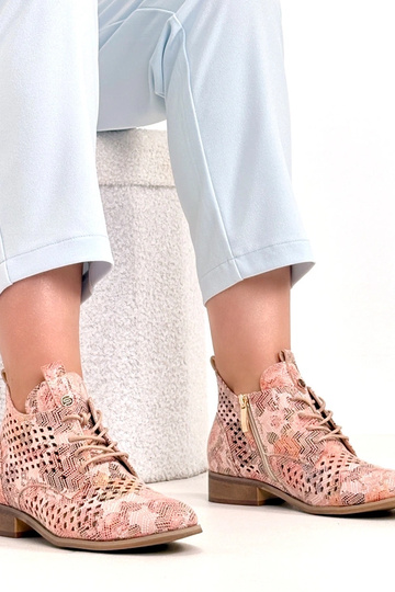 Botins perfurados multicoloridos Potocki