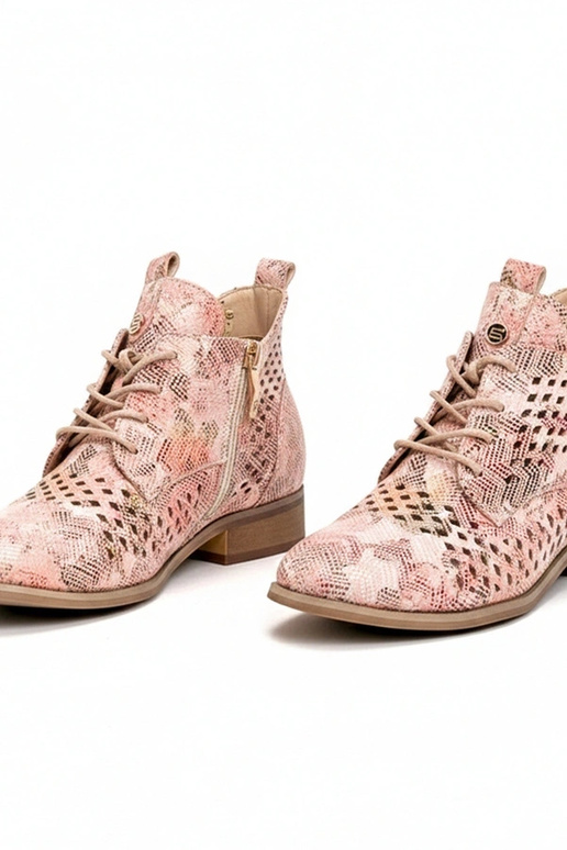 Botins perfurados multicoloridos Potocki