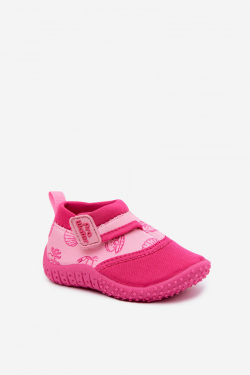Sapatos infantis rosa com fechos adesivos PROINATER PRO-26-48-101B