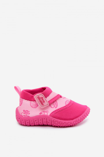 Sapatos infantis rosa com fechos adesivos PROINATER PRO-26-48-101B 2