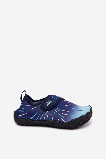 Sapatos infantis azul escuro com fechos adesivos PROINATER PRO-26-48-102K 2