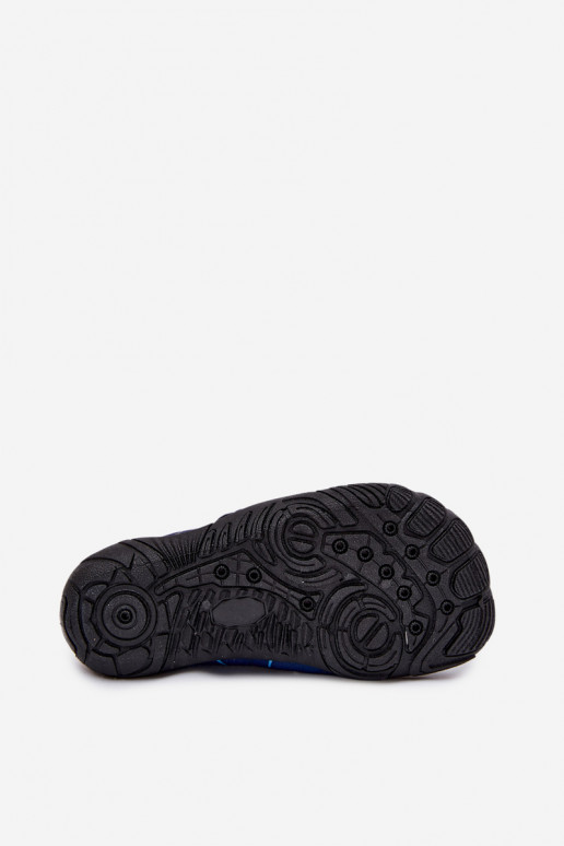 Sapatos infantis azul escuro com fechos adesivos PROINATER PRO-26-48-102K