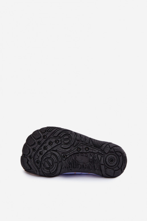 Sapatos infantis roxos com fechos adesivos PROINATER PRO-26-48-103K