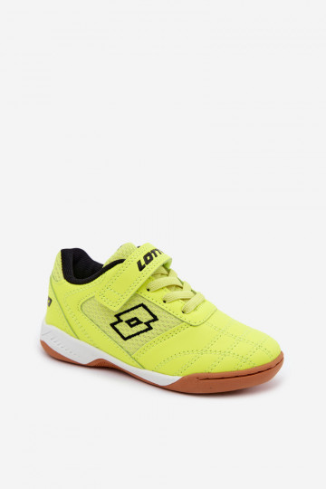 Sapatos desportivos infantis amarelos neon LOTTO INHIZZER 2600120K