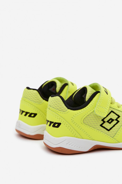 Sapatos desportivos infantis amarelos neon LOTTO INHIZZER 2600120K