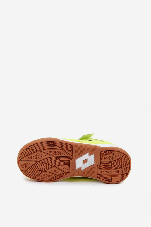 Sapatos desportivos infantis amarelos neon LOTTO INHIZZER 2600120K
