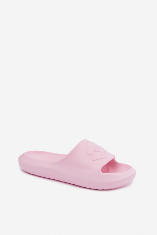 Chinelos leves femininos LOTTO SLAY 2400471U cor rosa