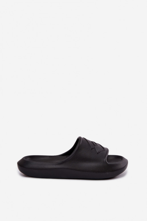 Chinelos Chinelos leves Feminino LOTTO SLAY 2400471U cor preta