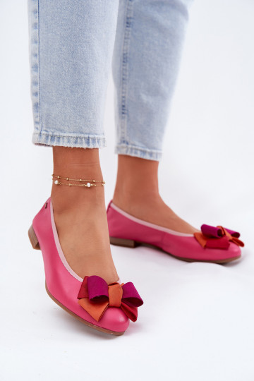 Bailarinas rosas com laços Tai turiciejka P6801-15 2