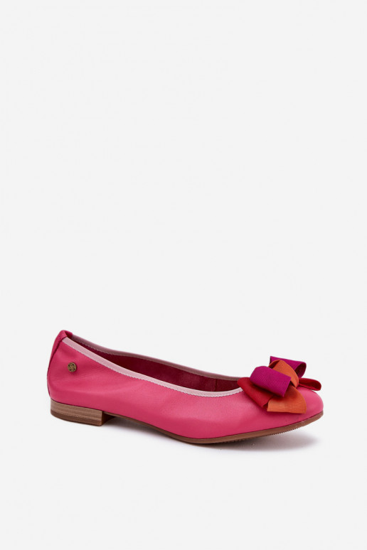 Bailarinas rosas com laços Tai turiciejka P6801-15