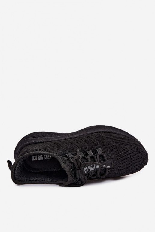 Calçado desportivo slip-on para mulheres Big Star UU274057 na cor preta