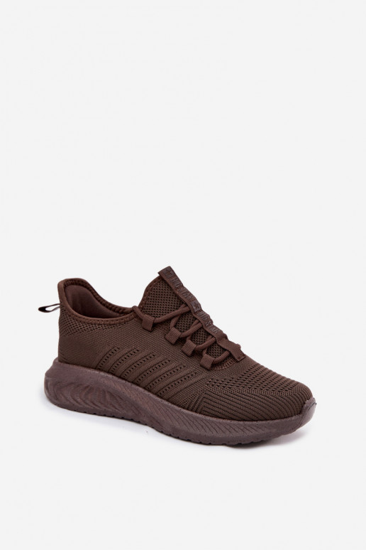 Calçado desportivo slip-on para mulheres Big Star UU274055 na cor chocolate