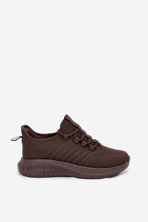 Calçado desportivo slip-on para mulheres Big Star UU274055 na cor chocolate