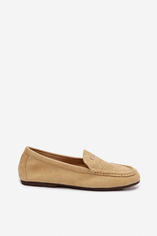 Mocassins amarelos femininos com detalhes dourados Sarivelle