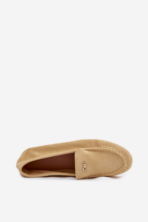 Mocassins amarelos femininos com detalhes dourados Sarivelle