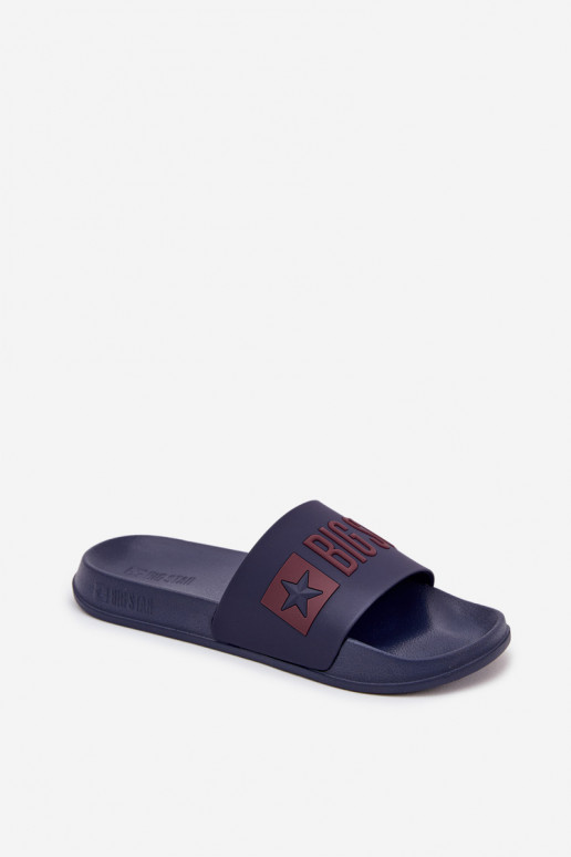 Chinelos masculinos azul marinho "Big Star SS174361"