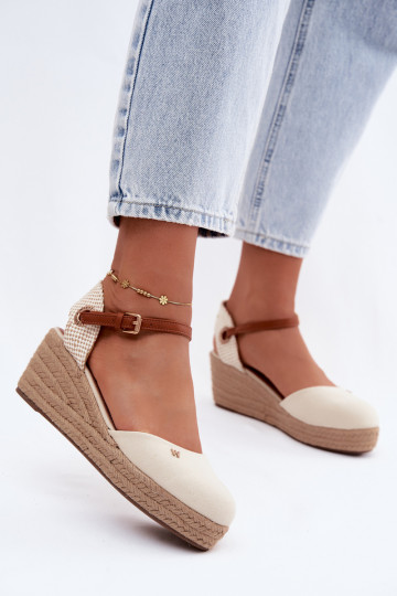 Espadrilles de cor areia com plataforma 2