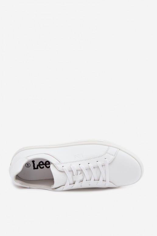 Ténis brancos masculinos LEE JOE MEN LOIN