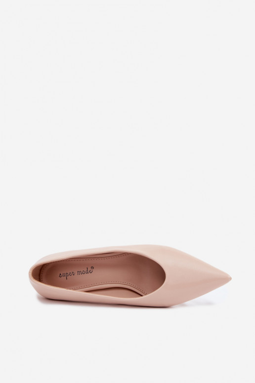 Sapatos pontudos com saltos em areia Silenta