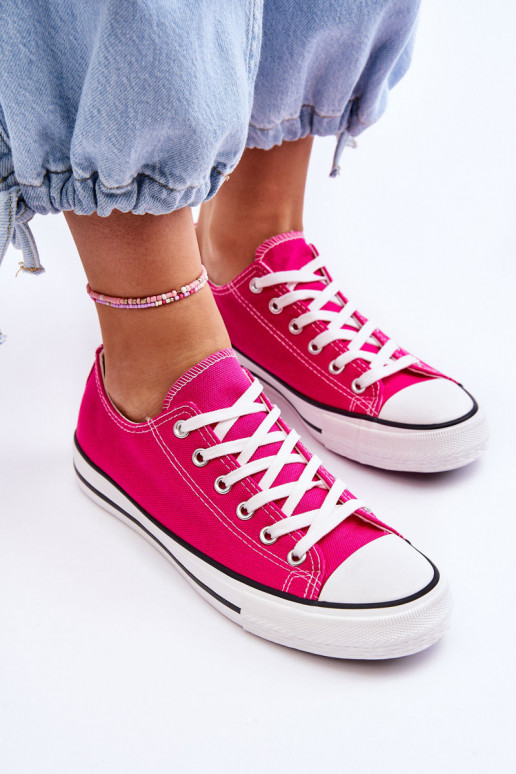 Ténis clássicos baixos femininos em rosa Vegas